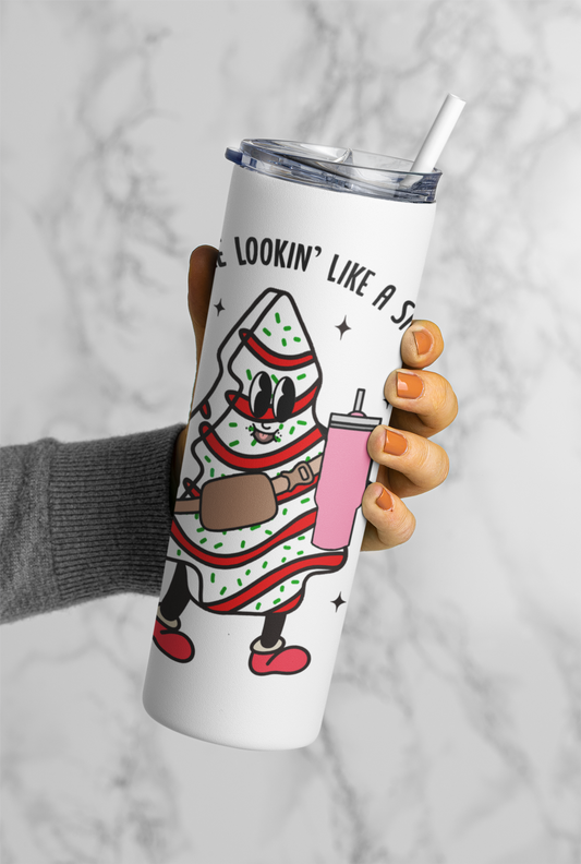 Out Here Looking Like a Snack | 20 ounce Stainless Steel Tumbler